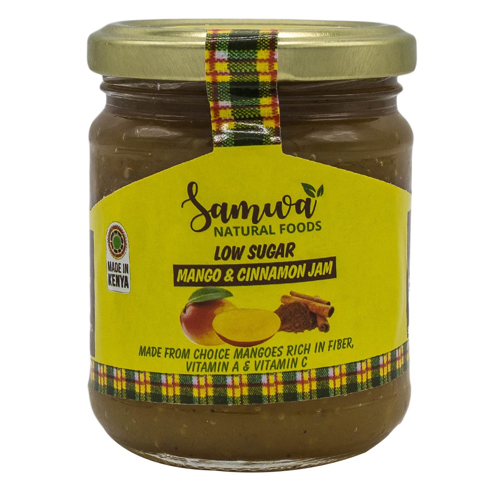 Low Sugar Mango & Cinnamon Jam 200g view 1